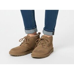 UGG Boots Womens Neumel Chukka Boots Sz 9 Chestnut Suede Ankle